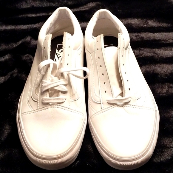Van's NWOT Old Skool - Off the Wall Unisex Sneakers Men's 8.5 Women's 10 White - Picture 8 of 11